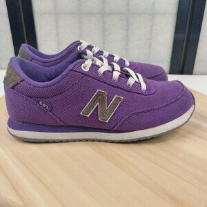 NB New Balance Classic 501 Ripple Purple Gray Running Shoes Women US 5.5